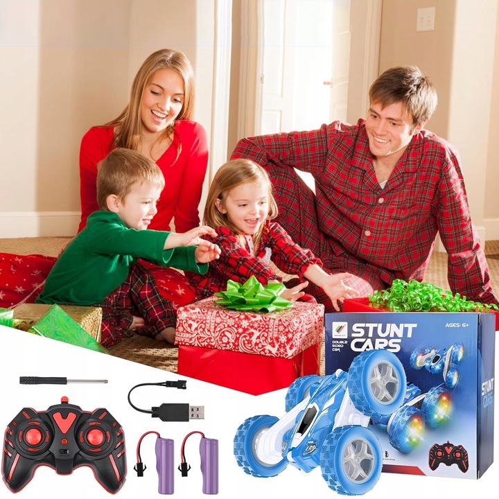 AUTO SAMOCHÓD ZDALNIE STEROWANY TWISTER 360° STEROWANY RĘKĄ PILOTEM 2,4 GHZ