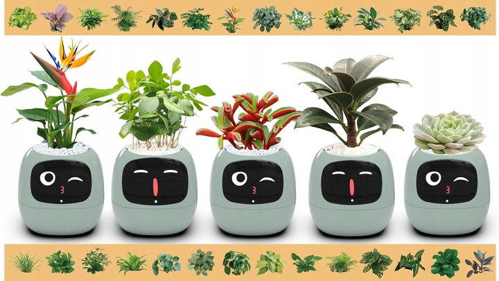 Inteligentna doniczka IVY SMART PLANTER osłonka na donicę PLANTSIO ZIELONA