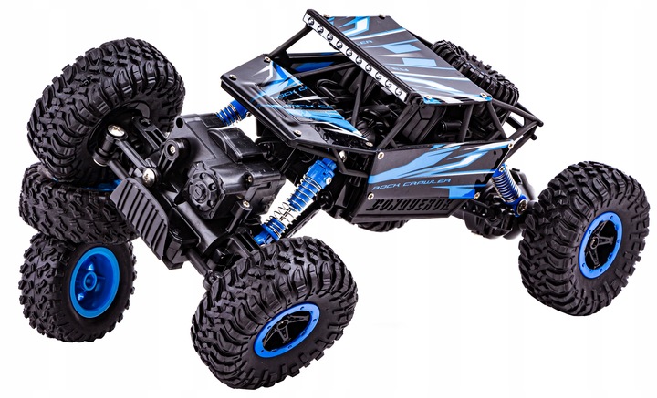 Samochód Auto CRAWLER 2.4 GHz 4x4 ZDALNIE STEROWANY Niebieski 4WD RC