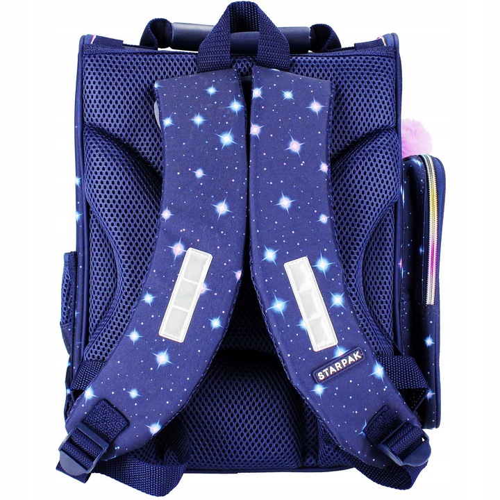 TORNISTER ERGONOMICZNY SZKOLNY DLA DZIEWCZYNKI JEDNOROŻCE PIÓRNIK WOREK