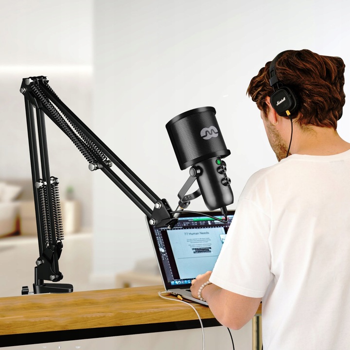 MOZOS MKIT-GX MIKROFON ZE STATYWEM NASTĘPCA MKIT-700PRO V2 DO KOMPUTERA