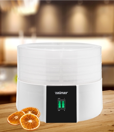 Suszarka spożywcza do grzybów Zelmer ZFD1010 520 W biała