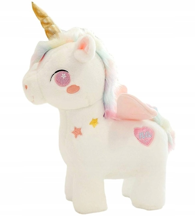 JEDNOROŻEC PLUSZOWY PEGAZ MASKOTKA PLUSZAK MIŚ KONIK 25CM