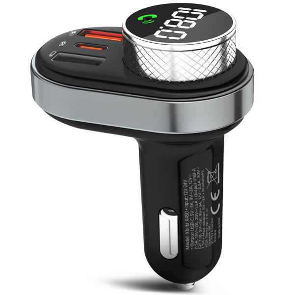 Zestaw głośnomówiący Xblitz X450 + Transmiter FM Bluetooth USB