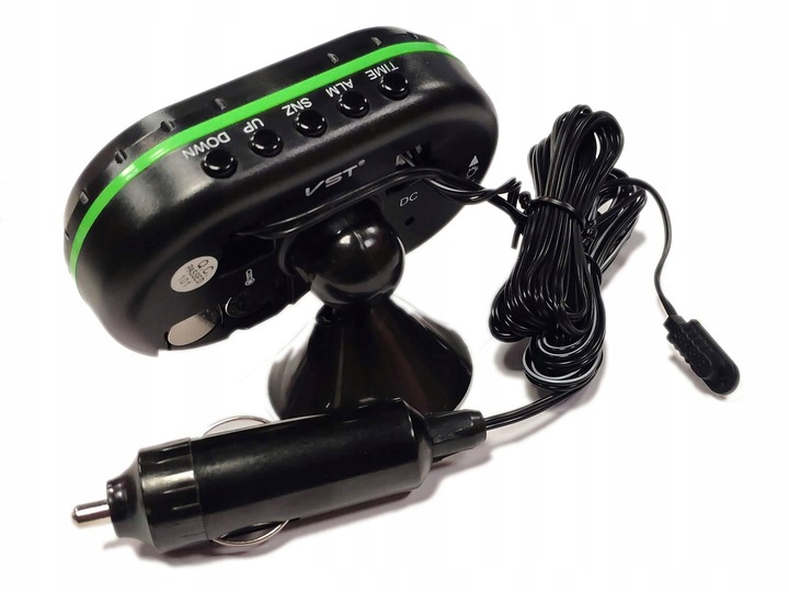 Termometr samochodowy stacja pogody woltomierz