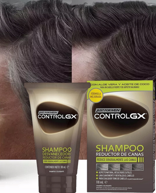 Just For Men Szampon ControlGX do Włosów Męskich redukcja siwizny