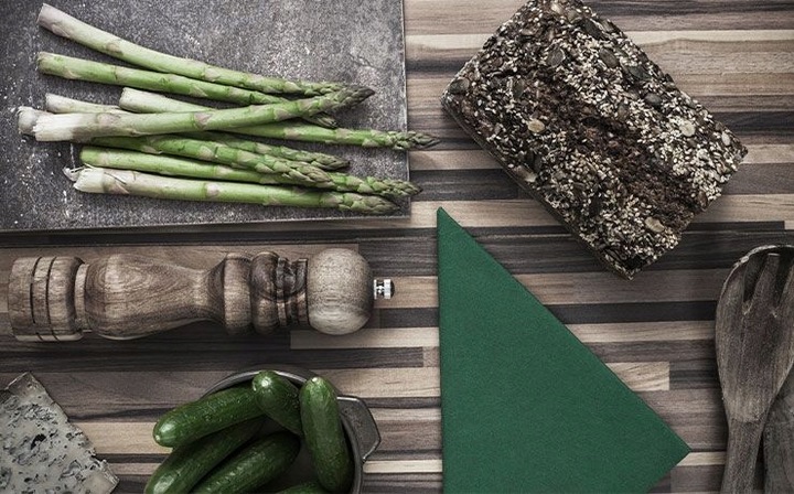 SERWETKI FLIZELINOWE 40 X 40 CM ZIELONE BIO-DUNISOFT 60 SZT