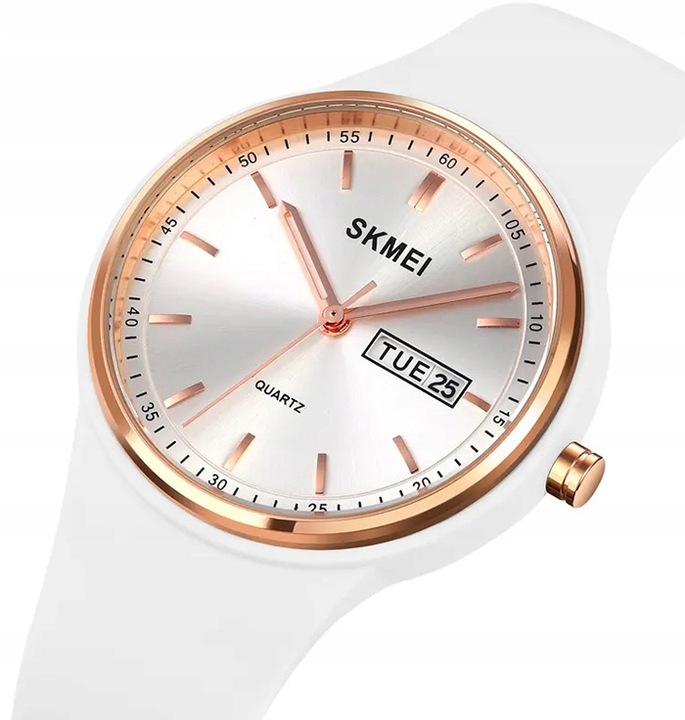Zegarek damski SKMEI analogowy datownik czytelna tarcza