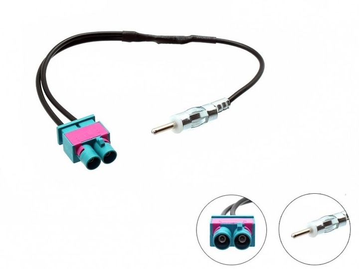 Adapter antenowy 2x Fakra-DIN