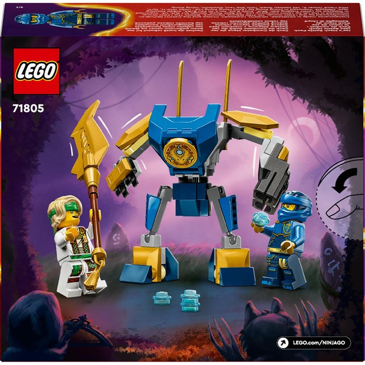 LEGO Ninjago Pakiet bojowy robota Jaya 71805 + Bitwa Kaia i Raptona 30650
