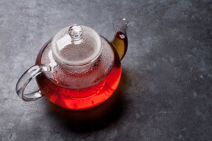 Zestaw 6 herbat czerwonych Pu erh z cytryną Big active + naklejka