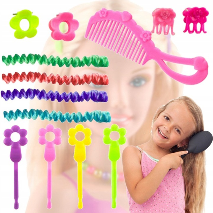 LALKA GŁÓWKA głowa lalki do czesania układania fryzur i malowania makijażu