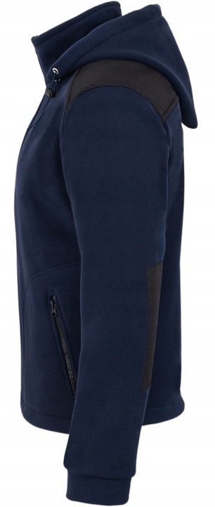 GRUBY POLAR ROBOCZY Bluza robocza POLAROWA z odpinanym KAPTUREM WZMOCNIONA