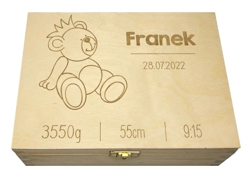 PUDEŁKO WSPOMNIEŃ PREZENT ROCZEK CHRZEST NARODZINY