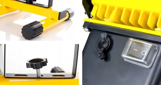 HALOGEN ROBOCZY REFLEKTOR NAŚWIETLACZ LED Z AKUMULATOREM PRZENOŚNY IP65 30W