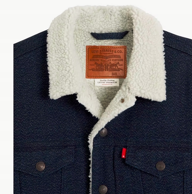 Levi's Levis kurtka Type 3 Herringbone Sherpa Trucker Jacket roz. L