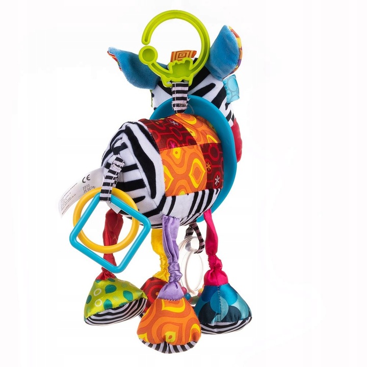 Zawieszka do wózka sensoryczna kontrastowa grzechotka Osioł Dave Dumel