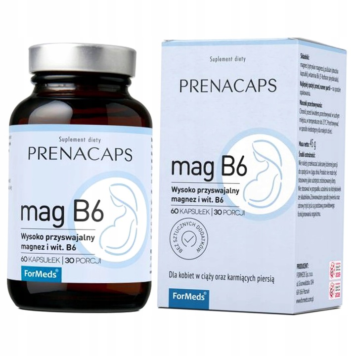 Formeds Prenacaps Mag B6 Cytrynian Magnezu Ciąża