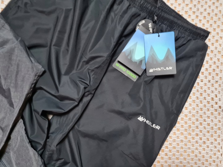 WHISTLER komplet przeciwdeszczowy ortalionowa kurtka/spodnie/podszewka r.40