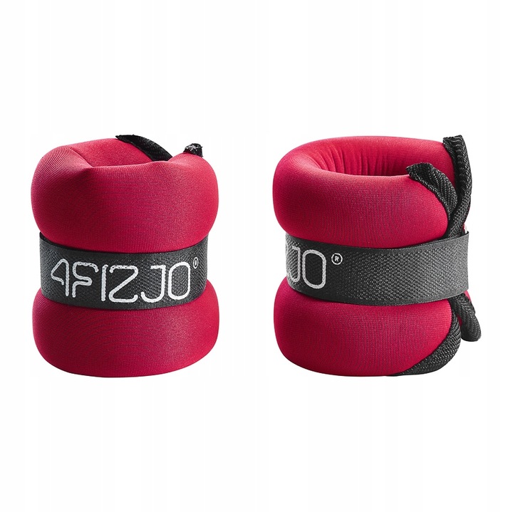 Obciążniki do ćwiczeń na kostki i nagdarstki 2 szt po 1 kg zapinane na rzep