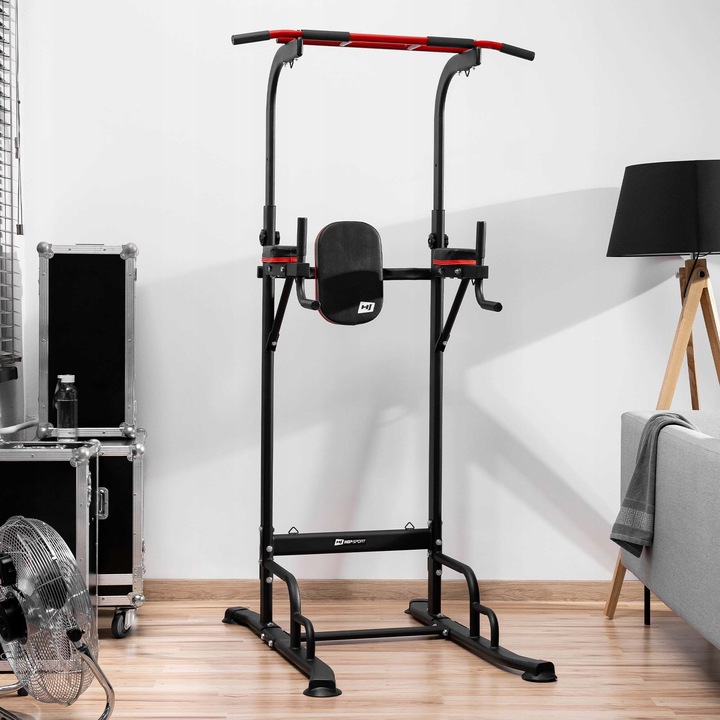 Stacjonarne poręcze treningowe regulowane drążek do ćwiczeń brzucha dipów