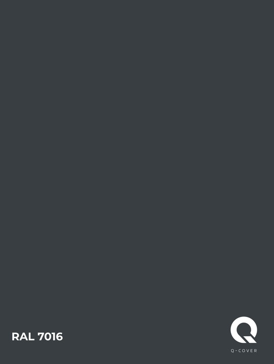 FARBA DO METALU NA RDZĘ OCYNK ALUMINIUM STAL 1L 4w1 ANTRACYT RAL 7016 MAT