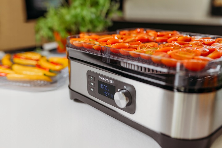 Suszarka do Grzybów Owoców Warzyw 16,8L TERMOOBIEG 450W TIMER PRIMAVEO 7SIT