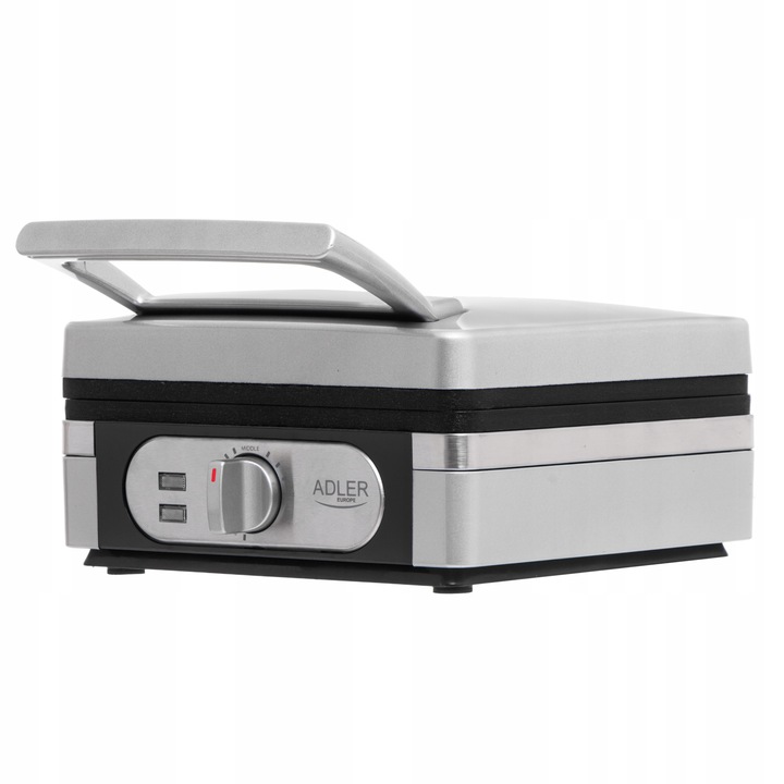 GOFROWNICA XXL 2000W,Limitowana Seria Silver Adler,DUŻA MOC, 2 DUŻE Gofry