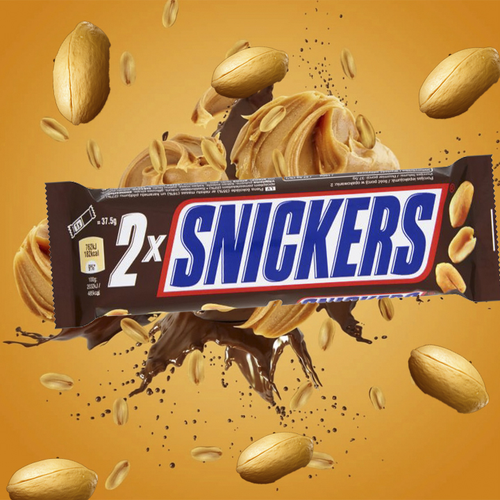 SNICKERS Baton z karmelem i orzechami 12x75g