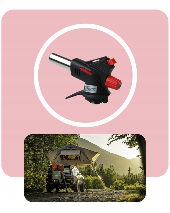 PALNIK GAZOWY NA GAZ KARTUSZE TIROSS TS-705 + 4GAZ ts700