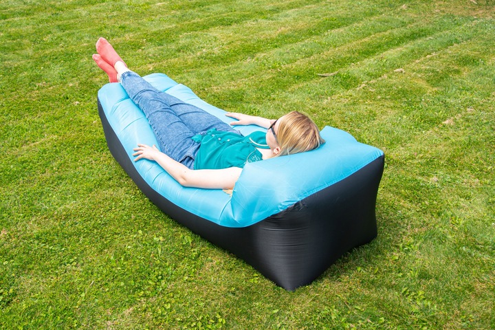 LAZY BAG Air Sofa DMUCHANA Leżak Materac Fotel Materiał Ripstop ZAGŁÓWEK