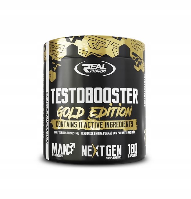 Testobooster Gold Edition 180kaps TESTO BOOSTER TESTOSTERON DAA TRIBULUS