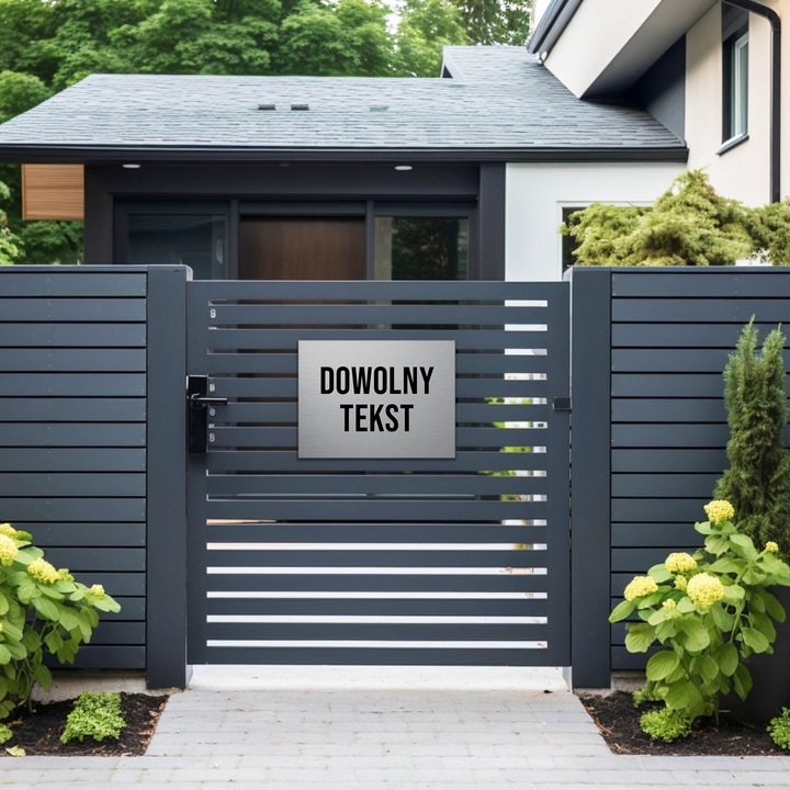 TABLICZKA INFORMACYJNA TWÓJ DOWOLNY NAPIS TEKST NADRUK DIBOND 40x30cm