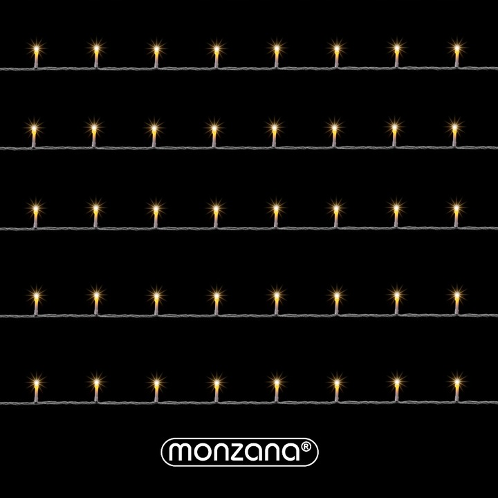 600x LED Lampki choinkowe świąteczne zewnętrzne łańcuch + pilot 60m