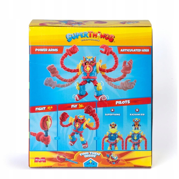 SUPER ZINGS THINGS SUPERTHINGS SUPERBOT TRASHER POWER ARMS TRASHER 25109