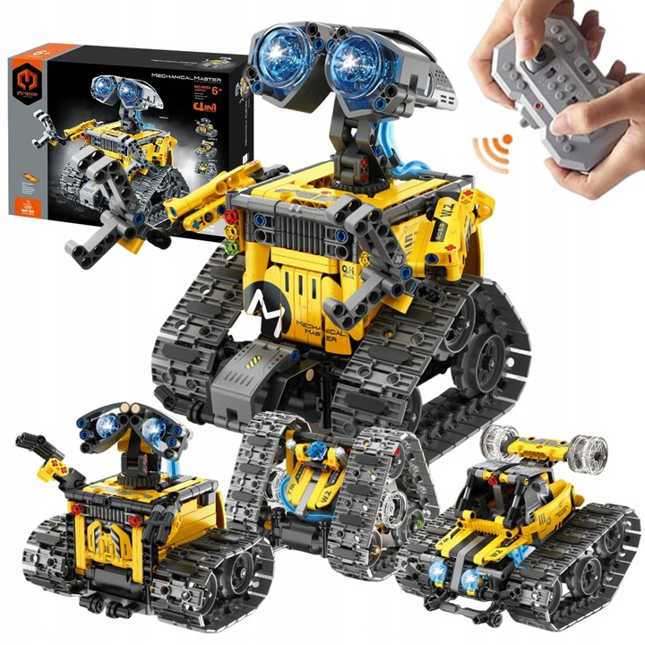 4W1 ROBOT TRANSFORMUJĄCY SIĘ, STEROWANY PRZEZ APLIKACJĘ PROGRAMOWALNY