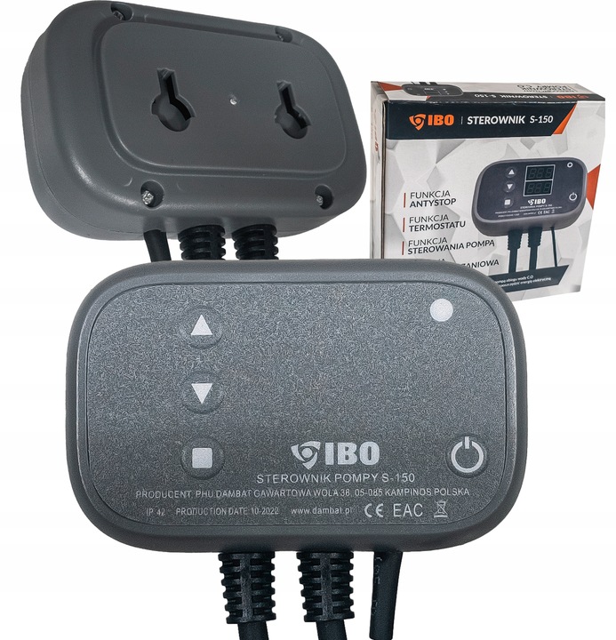 STEROWNIK REGULATOR TERMOSTAT PRACY POMPY OBIEGOWEJ KOTŁA PIECA S-150 IBO