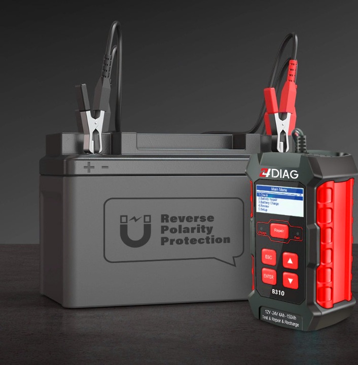 TESTER DO AKUMULATORÓW PROSTOWNIK B310 12V 24V 10A