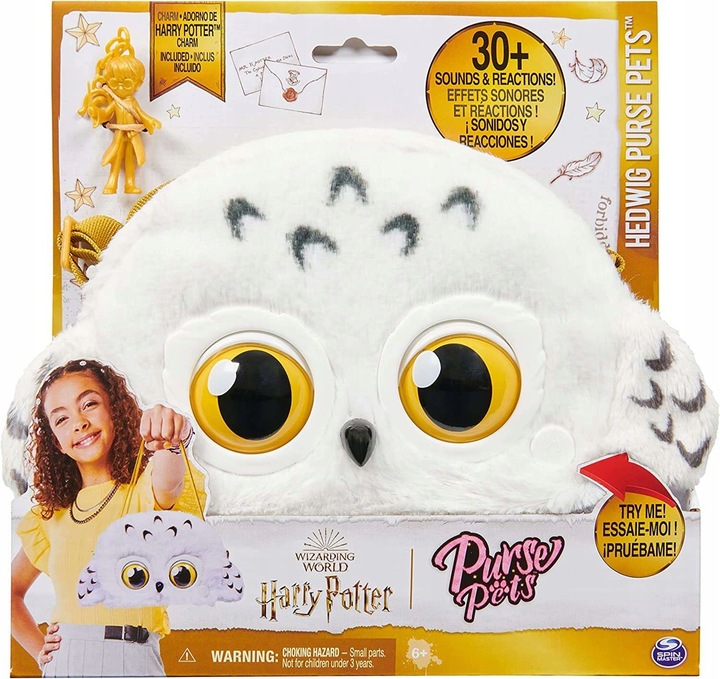 PURSE PETS HARRY POTTER SOWA HEDWIGA INTERAKTYWNA TOREBKA DLA DZIEWCZYNEK