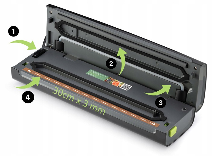 Zgrzewarka próżniowa pakowarka NutriZein NZVS3000 Seal Compact