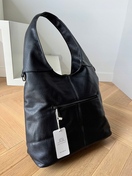 czarna torebka shopper worek skórzana klasyczna torebka shopper bag