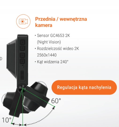 Wideorejestrator Navitel RS3 Duo Wide
