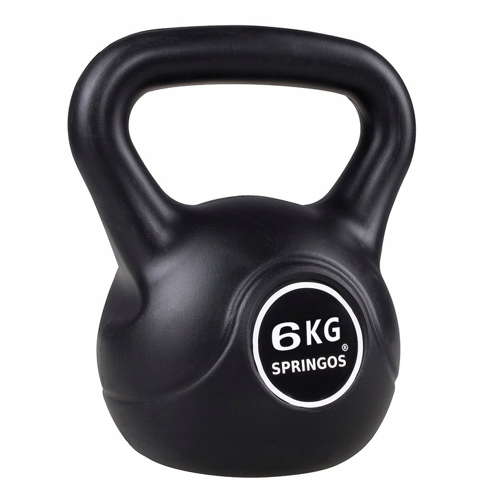 KETTLEBELL DO ĆWICZEŃ 6 kg KULA KETLE HANTLA FITNESS ABS HANTEL CIĘŻAR