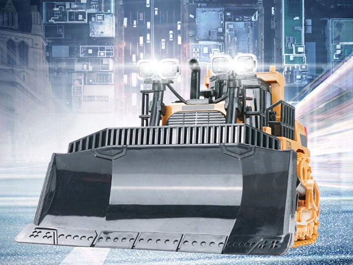 SPYCHACZ RC BULDOŻER ZDALNIE STEROWANY PILOT MASZYNA BUDOWLANA KOPARKA