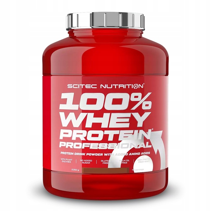 Scitec 100% whey protein professional 2350 g Mega Białko WPC + WPI Wanilia