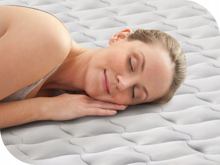 Materac Dmuchany Dwuosobowy Łóżko do Spania z Pompką 230V Intex 64490 NEW