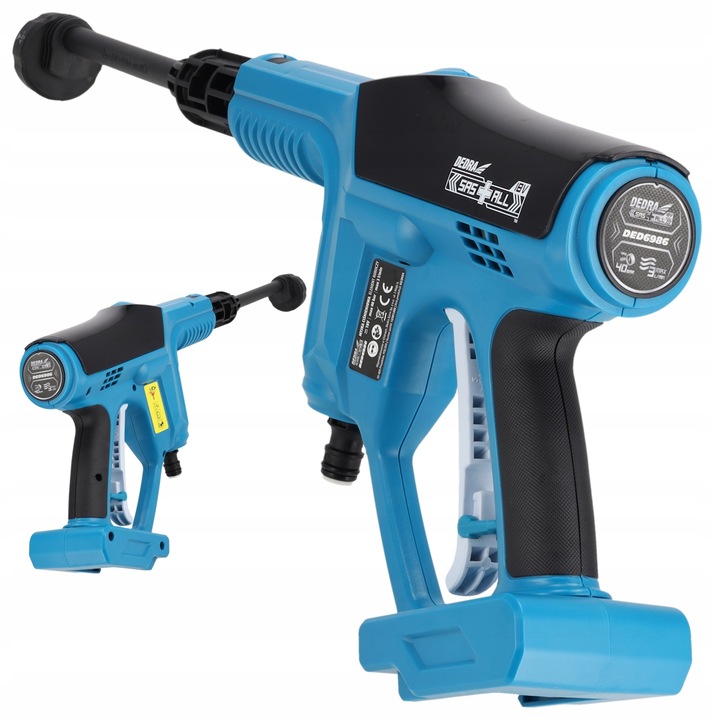 MYJKA CIŚNIENIOWA DEDRA SAS+ALL 18V Wąż 5m 40bar Lekka AKUMULATOROWA