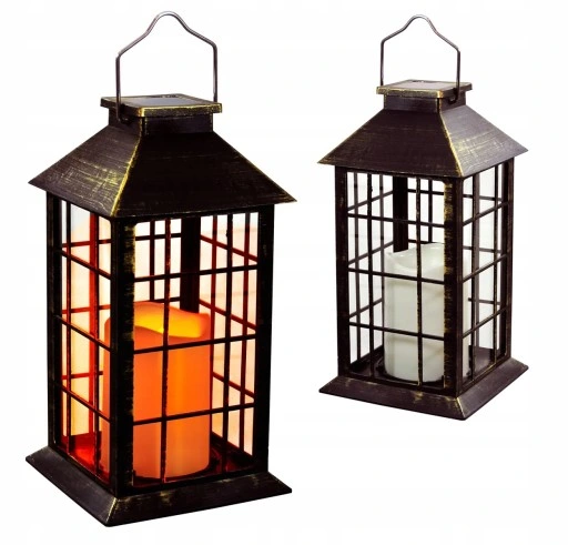 2x Latarenka ogrodowa LED SOLARNA Lampion Latarnia SuperLED