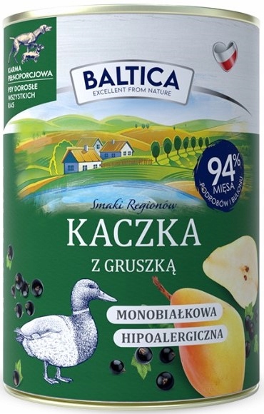Mokra karma dla psa Baltica MIX SMAKÓW Hipoalergiczna Bezzbożowa - 6 x 400g