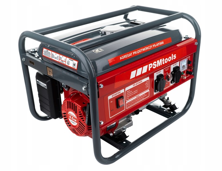 AGREGAT PRĄDOTWÓRCZY GENERATOR MAX 3000W 230V/12V 6,5KM AVR